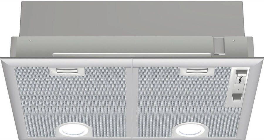 Bosch DHL555BL Filtereenheid 650 m3 H 50 cm Klasse C 79.8 kWh jaar Afvoer of recycling met DH-koolstoffilter