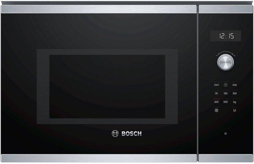 Bosch Enkelvoudige inbouwmagnetron SER6 BFL554MS1F Roestvrij staal 25 L 38 2 x 59 4 x 38 8 cm