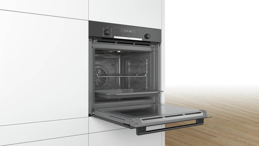Bosch HBA578BB0 inbouw oven Pyrolyse zelfreiniging - Foto 4