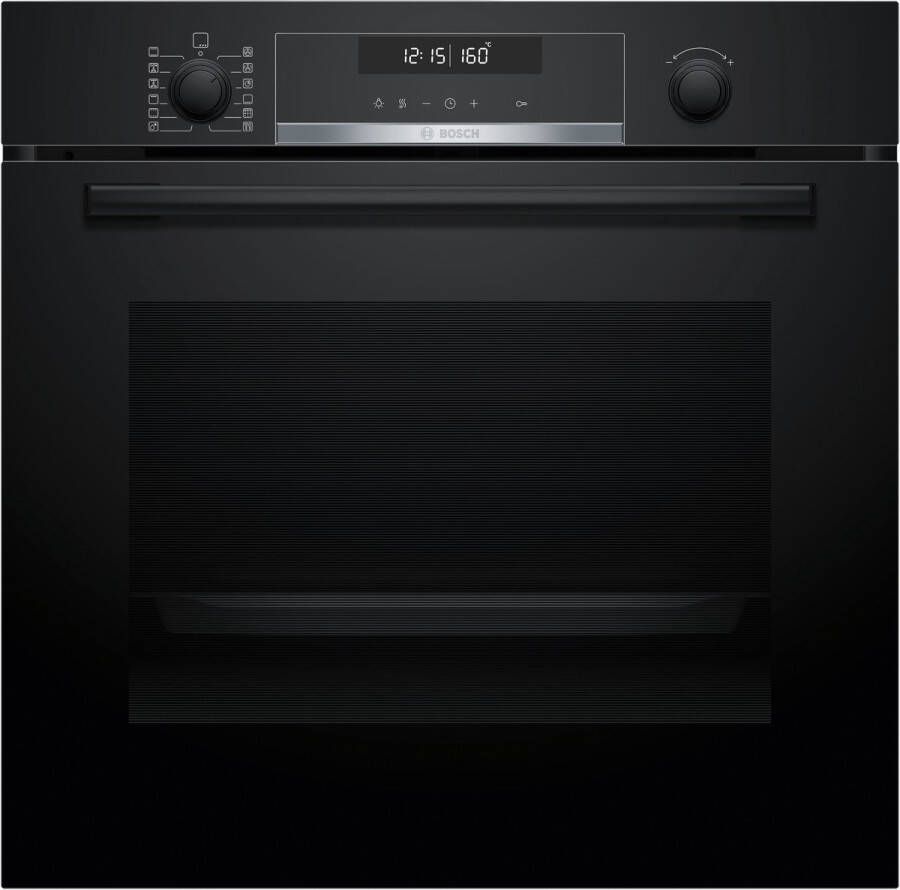 Bosch HBG578BB3 Serie 6 Inbouwoven 71 l A+ Eenvoudig te reinigen: pyrolyse + hydrolyse Zwart