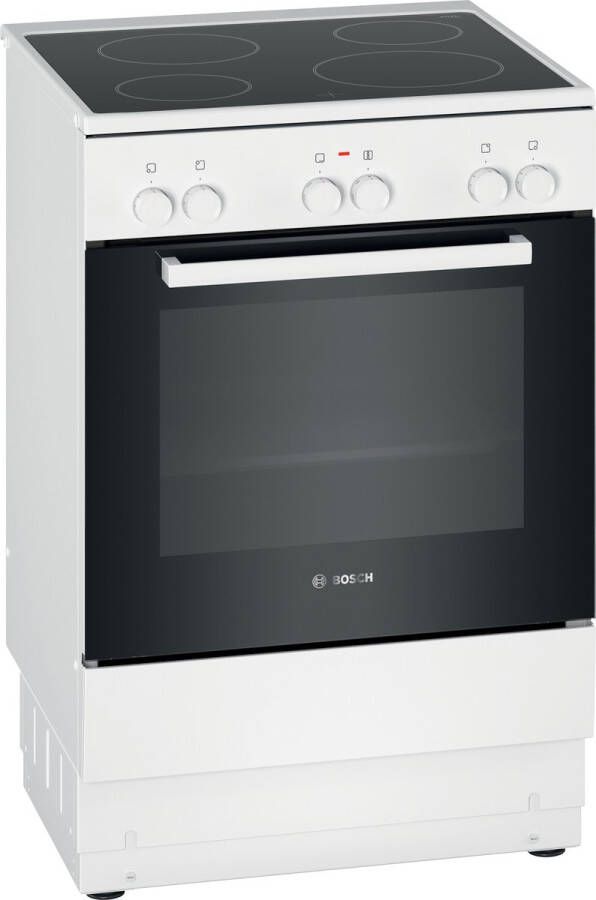 Bosch HKA004020U Serie 2 Vrijstaand elektrisch fornuis Keramisch Wit Energielabel A
