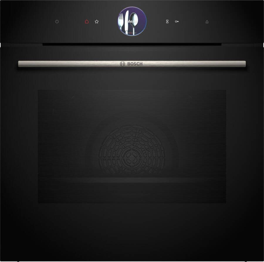 Bosch HSG7364B1 Serie 8 Inbouwoven met stoom 60cm x 60 cm Air Fry-functie: voor perfect en gezonde gefrituurde gerechten PerfectBake Plus: regelt zelf de instellingen