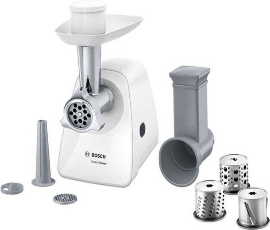 Bosch MFW2514W SmartPower Keukenmachine Vleesmolen Wit 350 W