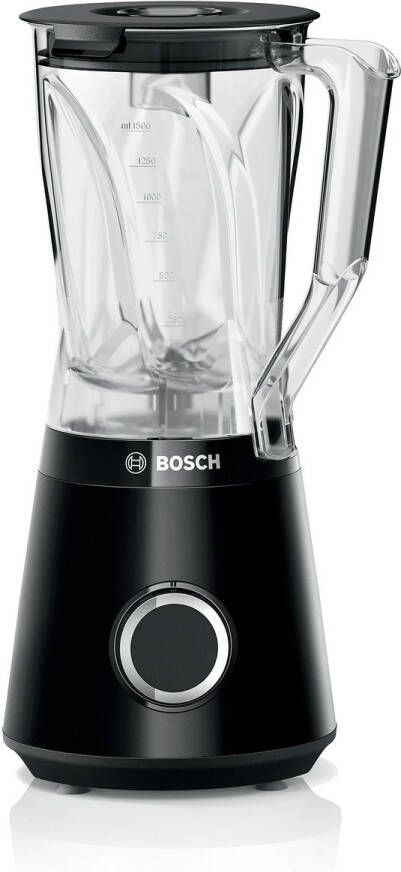 BOSCH Blender VitaPower serie 4 MMB6141B 1 5 liter container 30.000 toeren min zwart Behouders van Tritan 4 roestvrijstalen messen kabelopbergvak Made in Europe