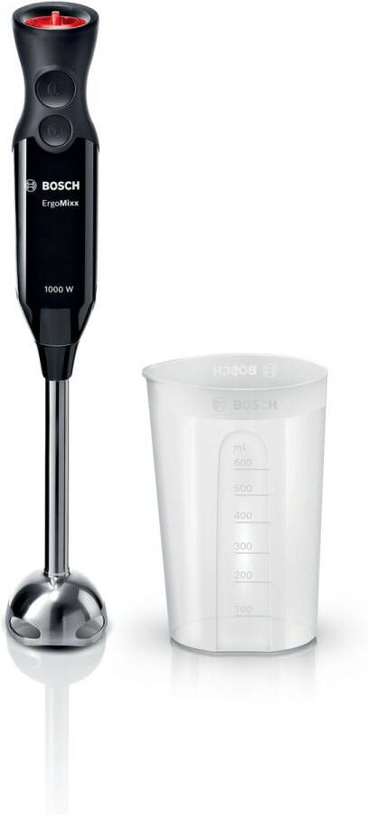 BOSCH Staafmixer ErgoMixx MS6CB6110 4 messen 12 standen turbo-knop zwart - Foto 2