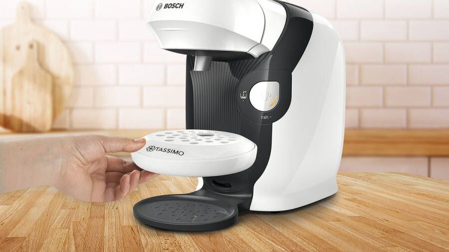Bosch Multi -Boish TAS1104 Tassimo T11 -stijl koffiezetapparaat 40 drankjes Wit
