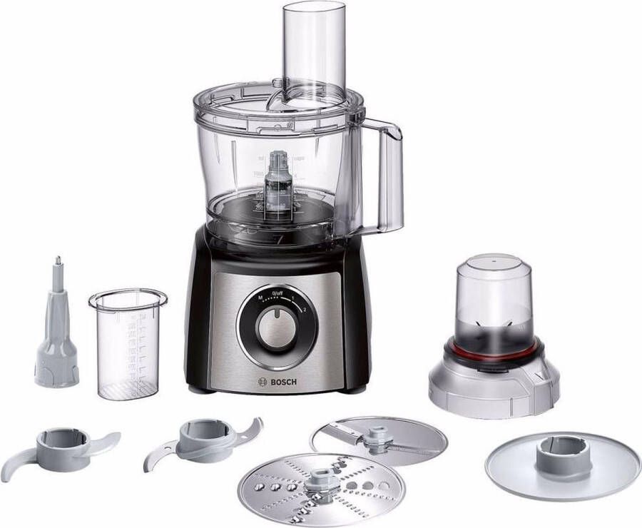Bosch MultiTalent 3 foodprocessor MCM3401M (Zwart)