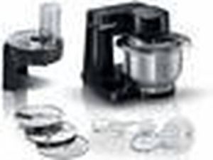 BOSCH Keukenmachine MUMS2EB01 MUM Serie 2 Continu rasp- en snijapparaat 3 raspschijven patisserieset edelstaal