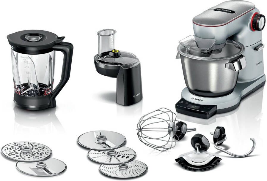 BOSCH Keukenmachine OptiMUM MUM9DT5S41 geïntegreerde timer diverse accessoires deeghaak siliconen garde - Foto 6