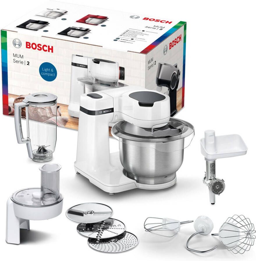 Bosch Serie 2 MUMS2EW30 keukenmachine 700 W 3 8 l Wit Keukenrobot - Foto 2