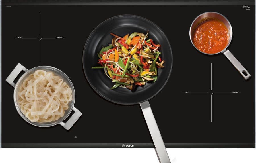 Bosch PIV975DC1E Serie 8 Inbouw Inductiekookplaat Extra breed bedieningspaneel PerfectFry voor perfecte resultaat Tot 35% meer vermogen met Power Boost - Foto 2
