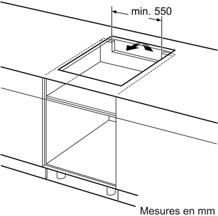 Bosch Serie 4 PUJ611BB5E kookplaat Zwart Ingebouwd 60 cm Inductiekookplaat zones 3 zone(s)