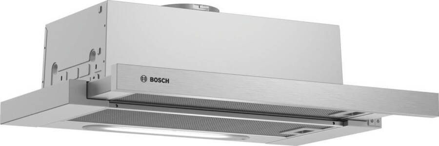 Bosch Serie 4 DFT63AC50 afzuigkap 360 m³ uur Semi-inbouw (uittrekbaar) Zilver D