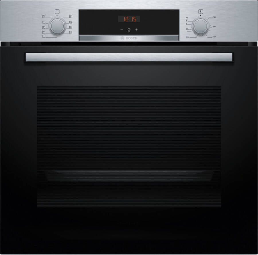Bosch Serie 4 HBA534BS3F oven 71 l 3400 W A+ Zwart Roestvrijstaal