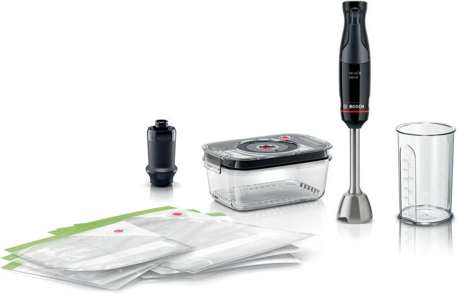 Bosch Serie 4 MSM4B6V2 blender 1 2 l Staafmixer 1000 W Zwart