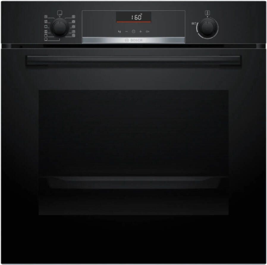 Bosch HBG536EB4 Serie 6 Oven Inbouwoven 71 l 3400 W 60 cm x 60 cm Air Fry-functie met bakplaat: voor perfect gefrituurde gerechten zoals groente en frietjes Zwart