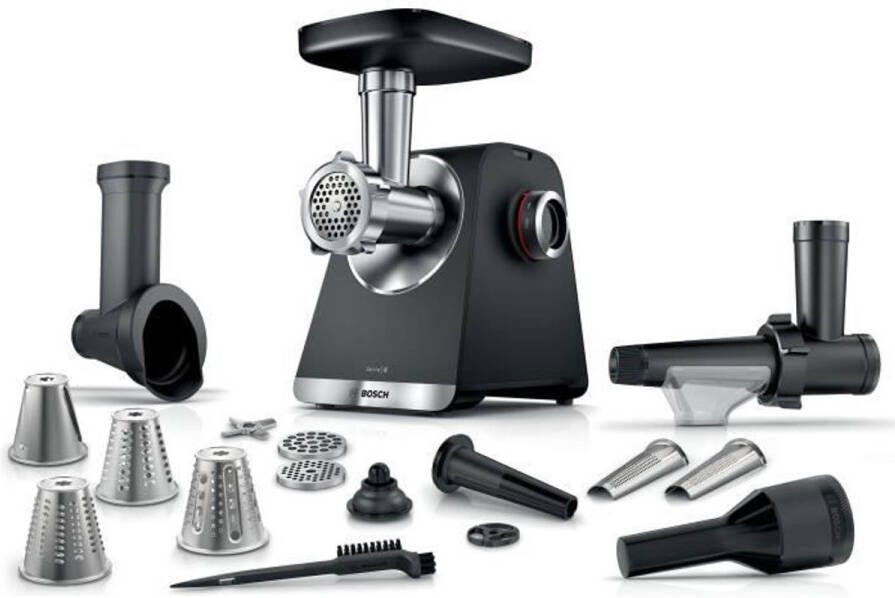 Bosch Serie 6 MFWS660B Vleesmolen 500 W 3 Hakborden Zwart