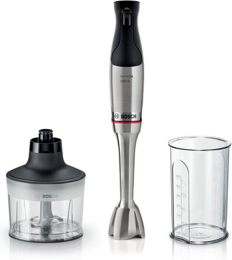Bosch Serie 6 Staafmixer ErgoMaster 1200 W Roestvrij staal MSM6M830 - Foto 2