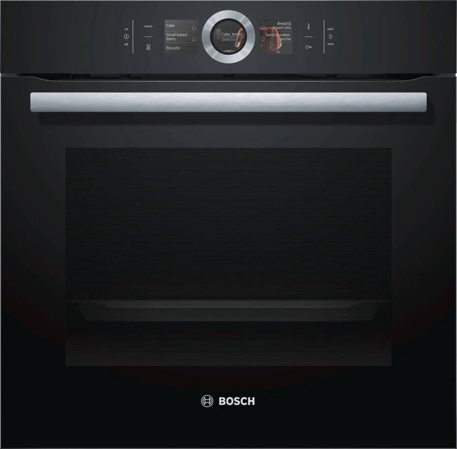Bosch Serie 8 HBG6764B1 Middelmaat Elektrische oven 71 l 71 l 30 300 °C Hydrolytisch + Pyrolytisch