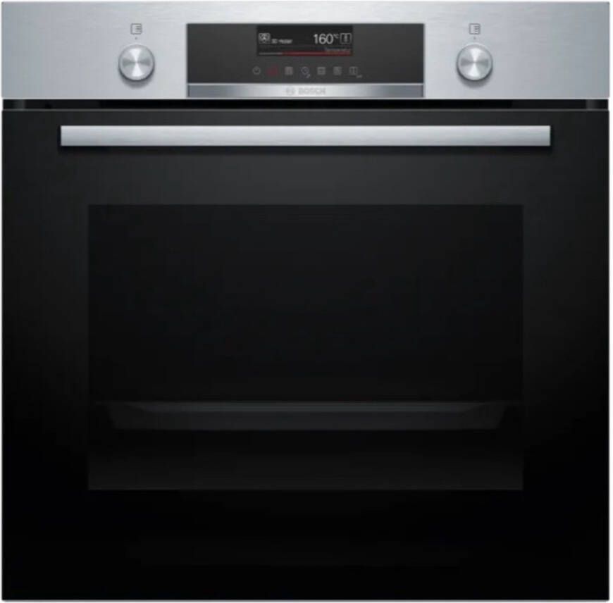 Bosch Softclose pyrolyse oven SER6 HBG579BS3F A+ 14 kookstanden RVS