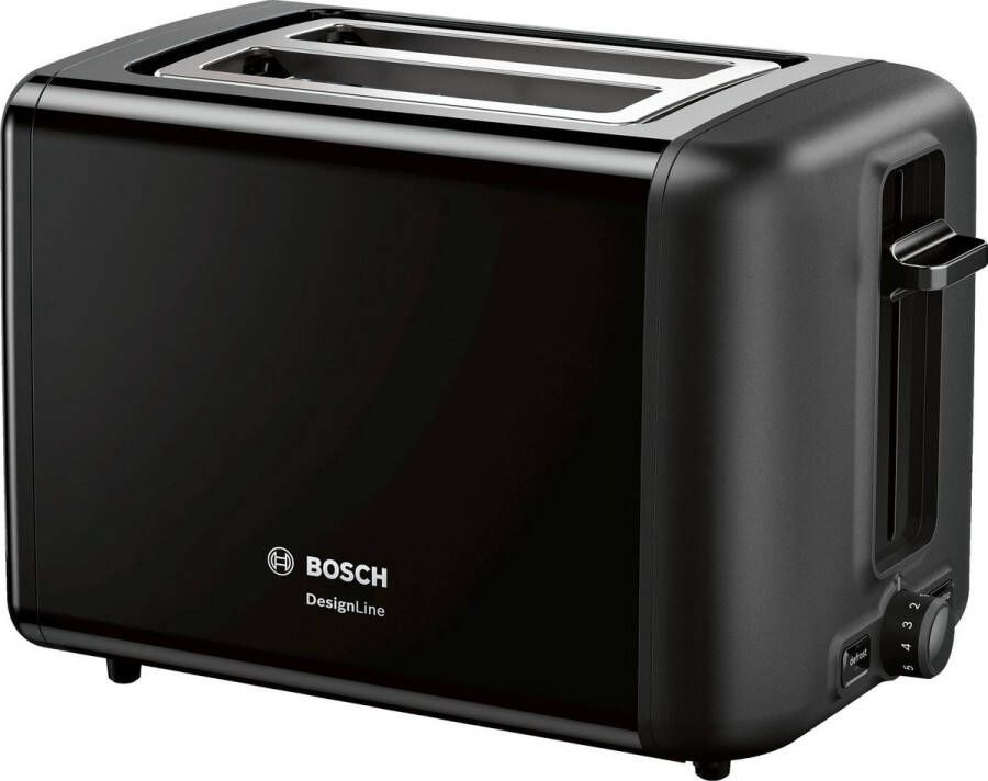 Bosch TAT3P423 DesignLine Broodrooster Zwart - Foto 1