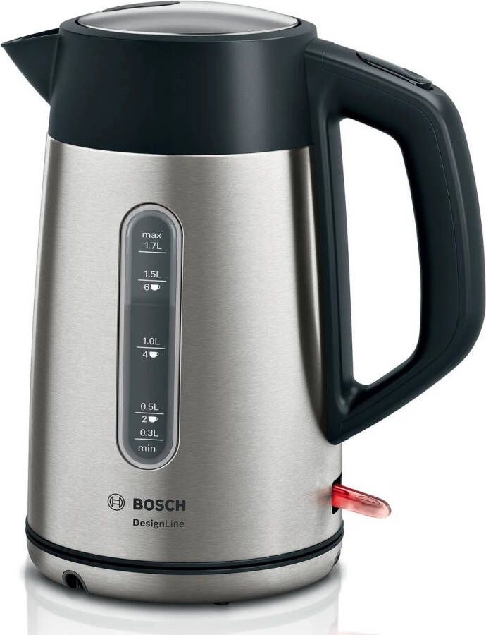 Bosch TWK4P440 DesignLine Waterkoker RVS Zwart