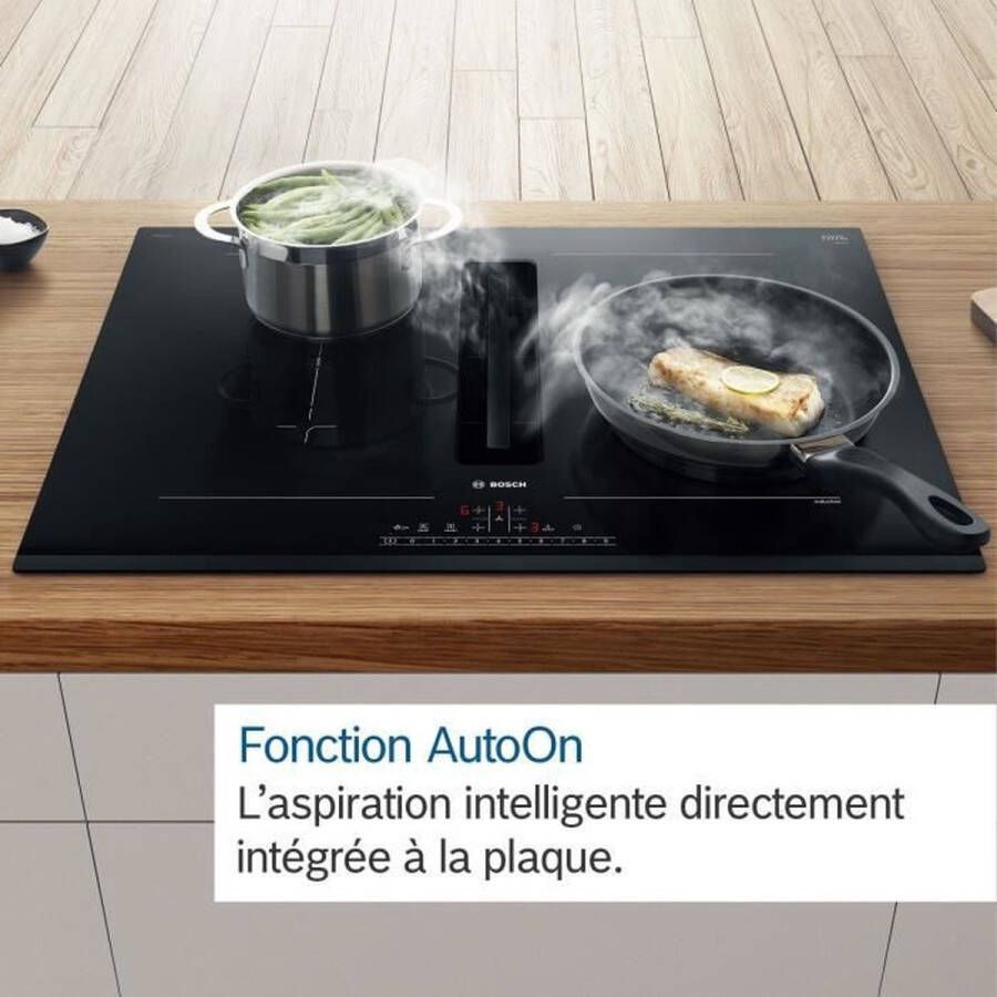 Bosch Serie 6 PVQ711H26E kookplaat Zwart Ingebouwd 71 cm Inductiekookplaat zones 4 zone(s)