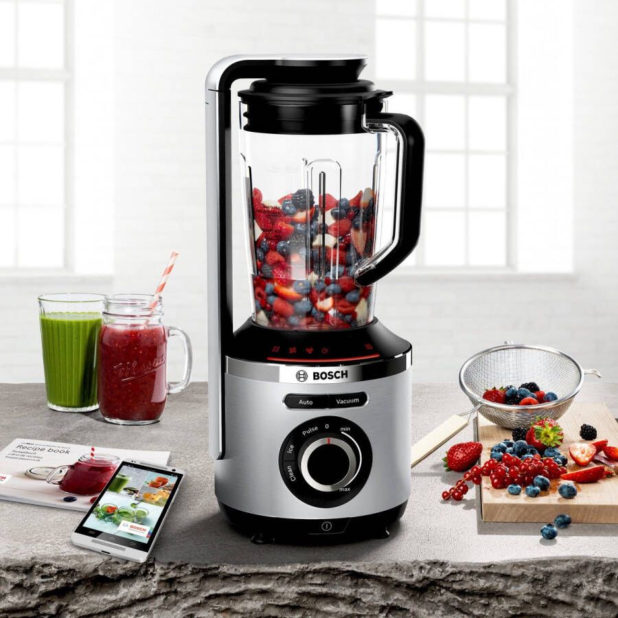 Bosch VitaPower Serie 8 MMBV625M Vacuümblender Zilver