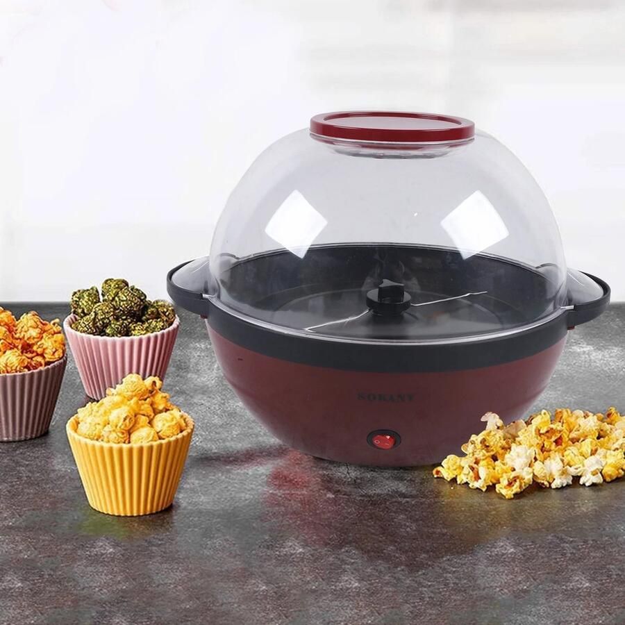 Botec popcorn machine popcornmakers Popcorn Maker -Snel Gemakkelijk en Heerlijk Thuis Popcorn Bereiden 850W - Foto 2
