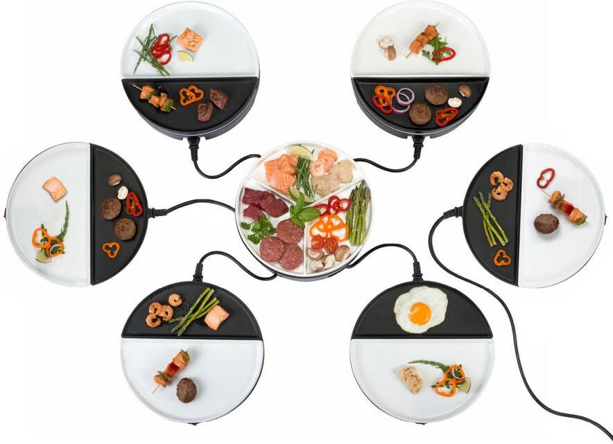 Bourgini Chef's Dinner Party Gourmetstel – 6 Personen – Bakplaat – PFAS-vrij Vaatwasserbestendig