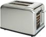 Bourgini Digitale Broodrooster Toaster met touchscreen digital display 6 warmteniveaus 2 extra brede broodsleuven - Thumbnail 2