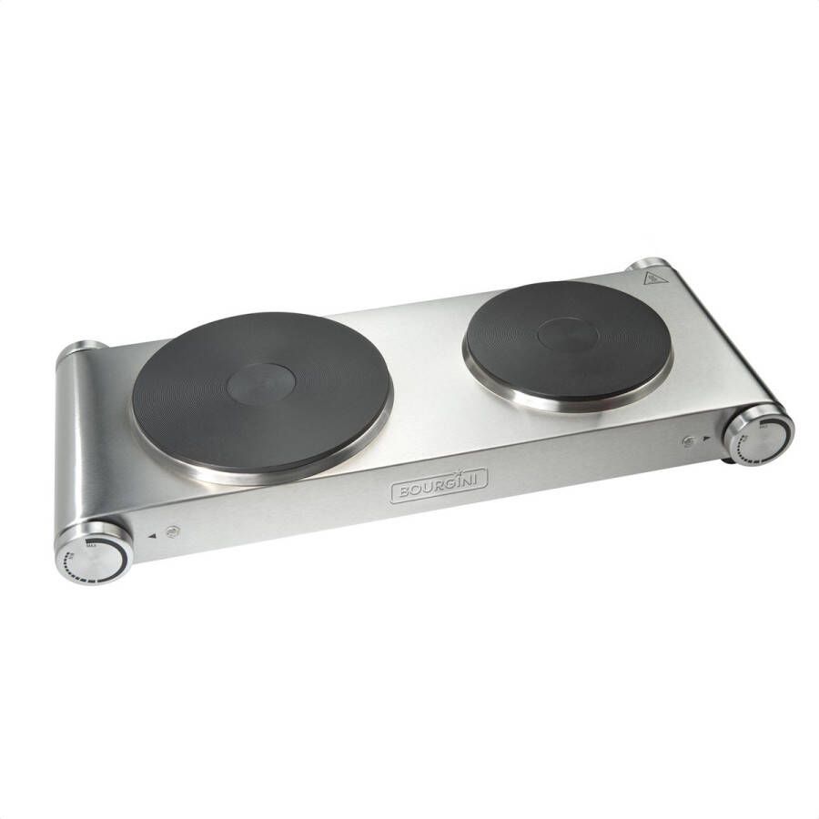 Bourgini Duo Hot Plate Elektrische Kookplaat 2 pits - Foto 2