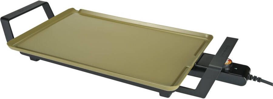 Bourgini Plaat van Aad Deluxe Grillplaat 46x30cm PFAS vrij Keramisch met Opbergkist extra dikke plaat extra lang snoer - Foto 3