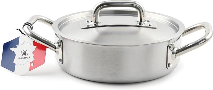 Braadpan 3 liter RVS Geschikt voor inductie