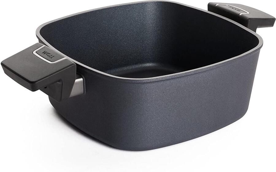 Braadpan Vierkant 22x22 cm Diamant anti-aanbaklaag Ovenvast