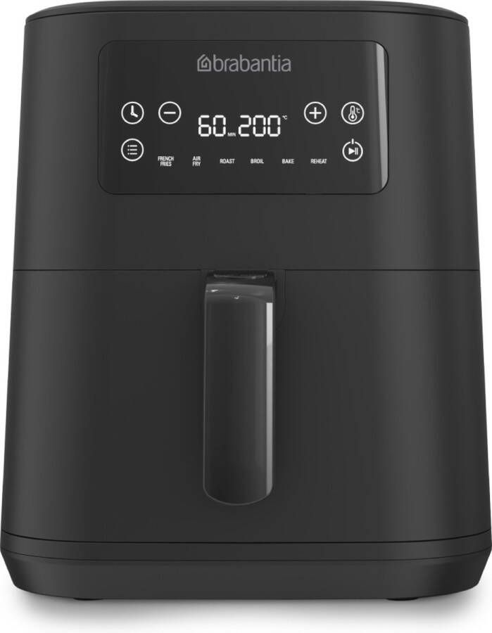 Brabantia Airfryer 5.7 liter 1700 Watt Touchscreen 6 Automatische Programma's BBEK1137