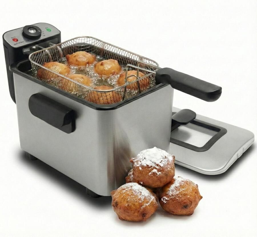 Brabantia BBEK1130 Frituurpan Friteuse 4 Liter 2200 Watt RVS - Foto 2