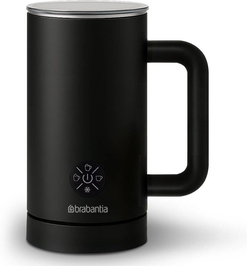 Brabantia Elektrische Melkopschuimer 4-in-1 300 ml Warm en Koud Opschuimen Zwart BBEK1048