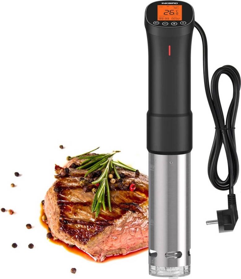 Bramboo Sous vide machine Sous-vide koker Digitaal LED display Wifi App IPX7 waterbestendig Tot 99 graden 1000 watt