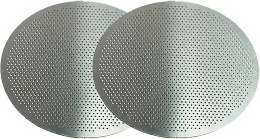 Branded editons Puck Screen RVS 4x 53.3 mm Barista tools Koffiemachine Espresso distributie filter 4x