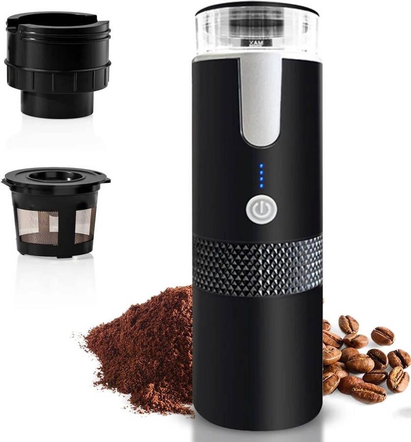 Brandlesss Draagbare Koffiemachine Koffiezetapparaat Auto Compact