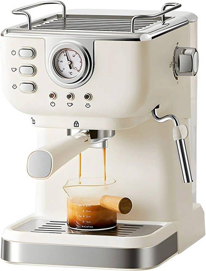 Brandless Espressomachine Koffiezetapparaat Koffiemachines Wit