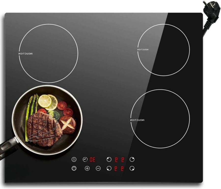 Brandless Inductie Kookplaat Vrijstaand Elektrische Kookplaat 4 Pits