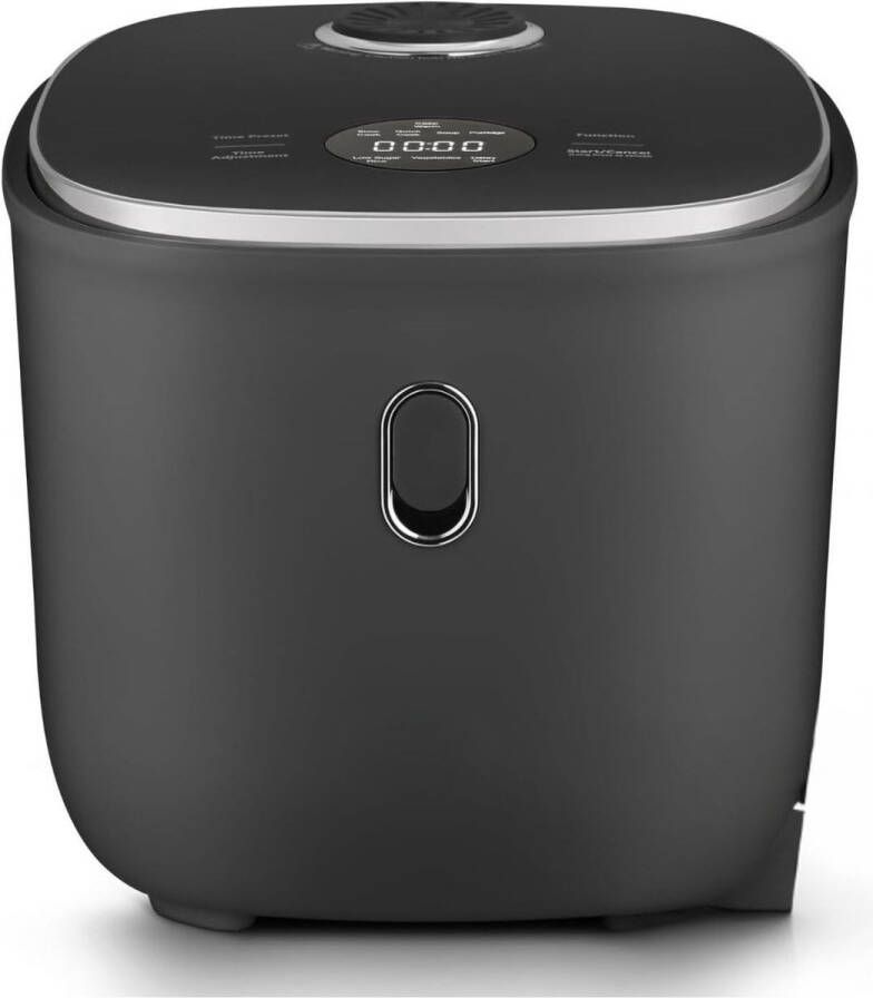 Brandless Rijstkoker met Stomer Multicooker Warmhoudfunctie Zwart