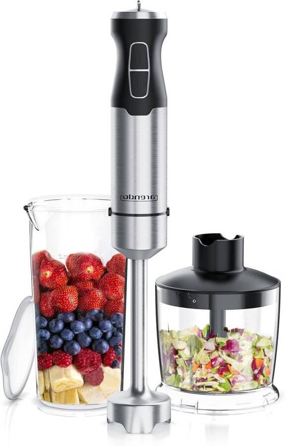 Brandless Staafmixer Set Hakmolen Groentesnijder Soepmaker Draadloos