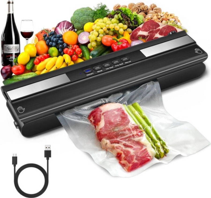 Brandless Vacumeermachine Foodsaver Vacuum Sealer Voor Vacumeerzakken Seal Apparaat - Foto 3