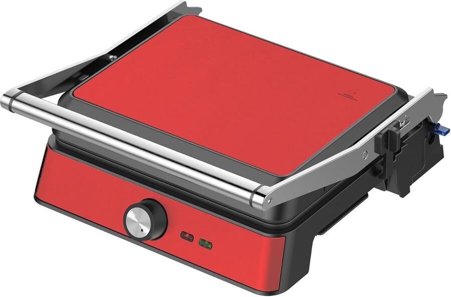 Brandlesss Contactgrill Tosti Apparaat Tosti-ijzers Panini Grill Zwart