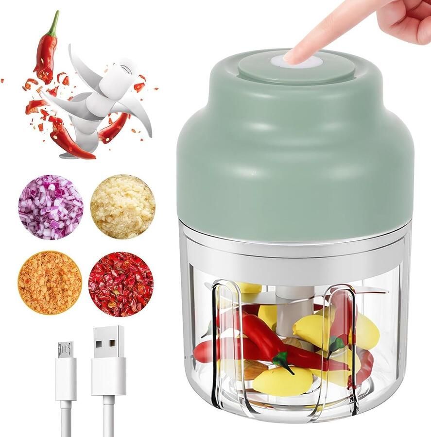 Brandlesss Elektrische Groentesnijder Multifunctioneel Vleesmolen Gehaktmolen Uiensnijder