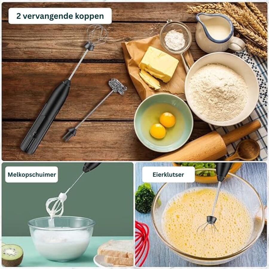 Brandlesss Melkschuimer Elektrisch Melkopschuimer Handmatig Barista