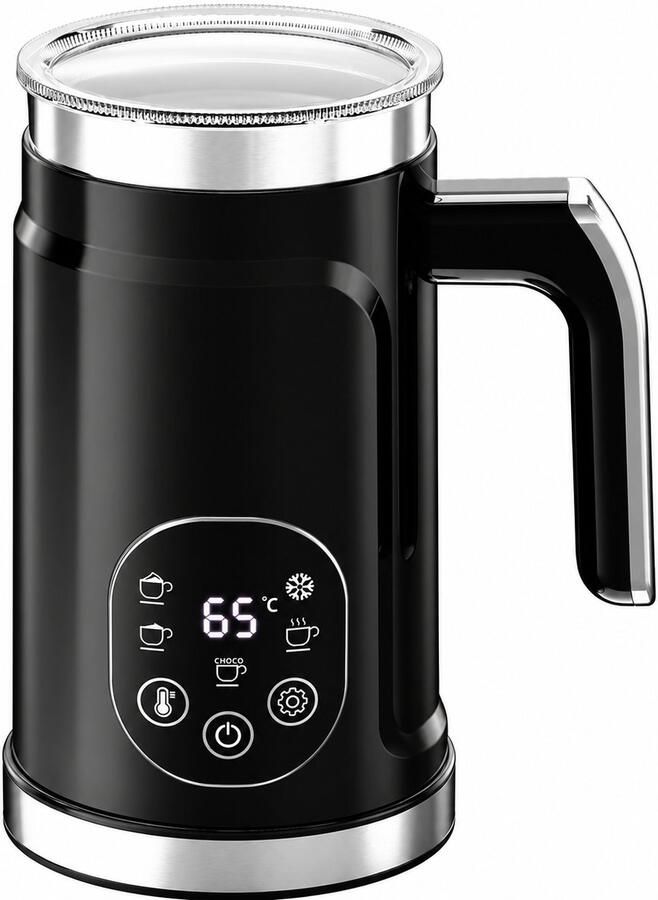 Brandlesss Rolu 5-in-1 Melkopschuimer – Melkopschuimer Elektrisch – 500W – 300 ML Opschuimen – Max 65°C – RVS